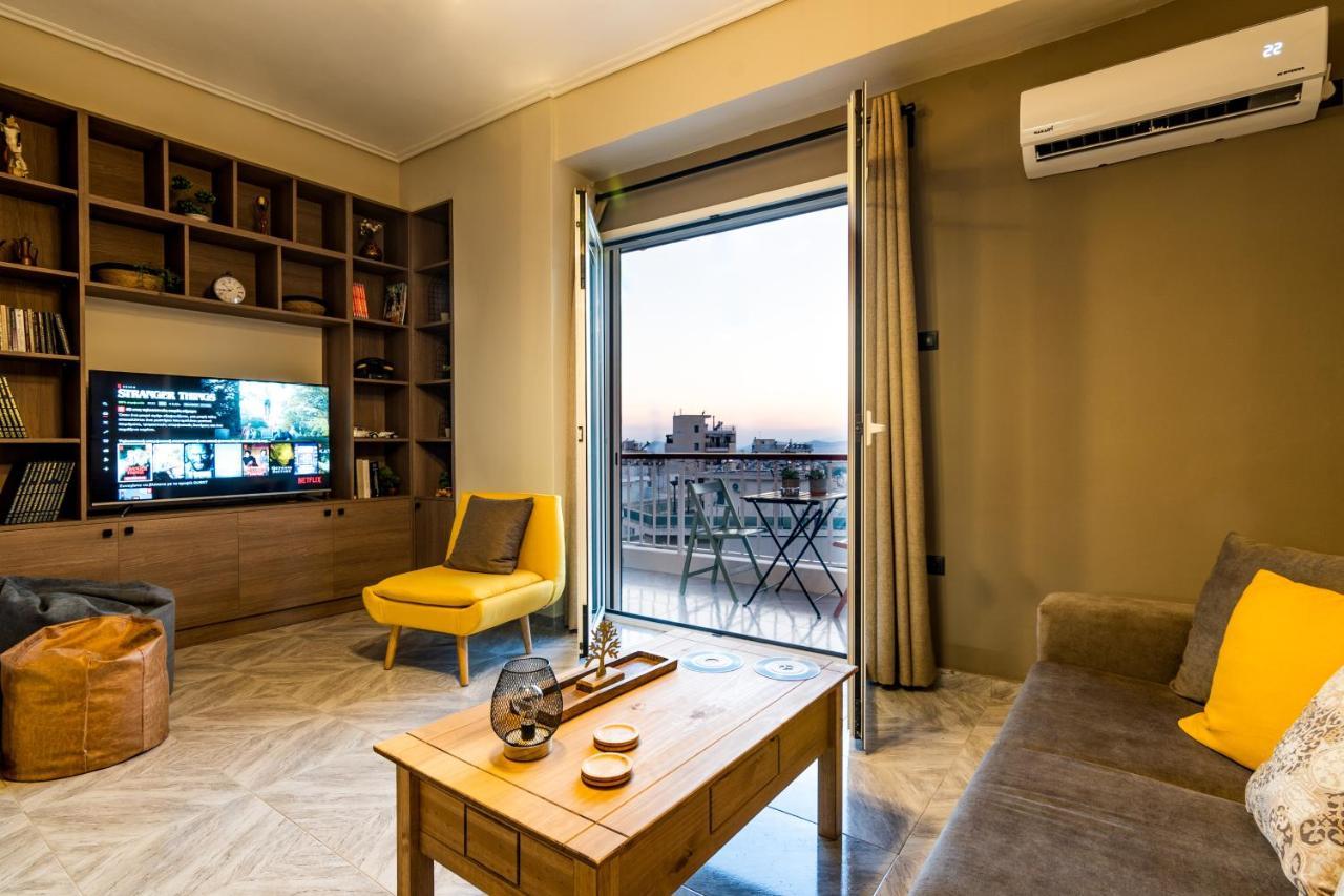 Vintage Apartment In Athens-Zografou Eksteriør bilde